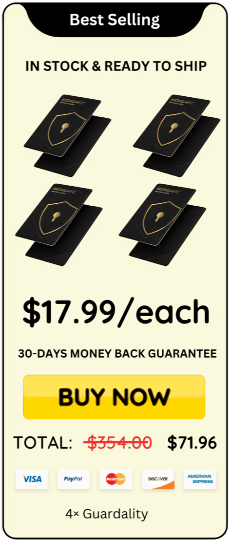 Guardality Safe Card Protection offer price 